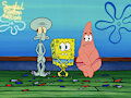 Squidward, SpongeBob and Patrick in Underwear - E by SergioLH25