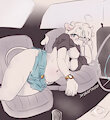 Betty's car fun by DraftHoof