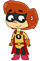 Ollie Allen in his Superhero Costume