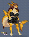 Chubby tiger shark girl [SOLD] by Gashren