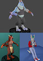 3D Sculpt/Model Commissions are Open by GeoWolf