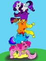 Tower of chubbies by Fluttershy225