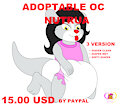 Oc adoptable otter for sale 15.00 USD