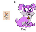 Cupcake in D is for Dog of Animal Alphabet #1