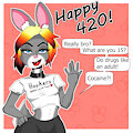 420 bunny by Evilthabad