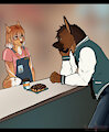 Kai and Thomas at Bee-cafe by Angellsview3