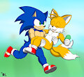 Sonic & Tails by DoomLazy