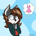 A pic of my fursona by Huskymusky1854