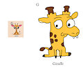 Darryn in G is for Giraffe of Animal Alphabet #1