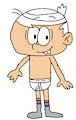 Lincoln Loud in his Underwear and Socks by MabelTheToysLover