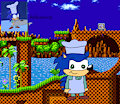 Sonic with Himself's Chef Outfit