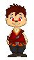 The Adventures Of Prince Flamus - Prince Flamus Sprite [ Basic Walking Animation ] by FireFoxOmicron