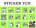 snep sticker pack ✮|✮ YCH 734 ✮|✮ by FrayaArtwork