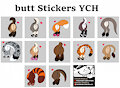 butt sticker ✮|✮ YCH 735 ✮|✮ by FrayaArtwork