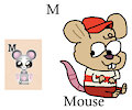 Pip in M is for Mouse of Animal Alphabet #1 by KiffAndFriends