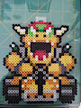 Bowser on Go Kart Perler by ryuuiaryuusei