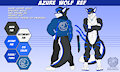 Ref Sheet - Azure by Domafox