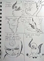 Absol vs Dragons by GrimArt