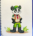 Panda the Scout by pandapaco