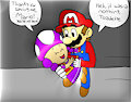 mario saves toadette