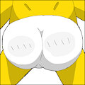 Bart Simpson's Cotton-Clad Butt Against Glass by Abcormal