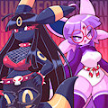 ❤️🖤Umbreon  & Espeon💜❤️