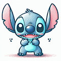 Dessiner des Portraits de Stitch avec Différentes Expressions : Un Guide pour Capturer Ses Émotions by agustom