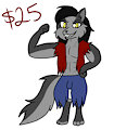 Werewolf Adoptable (Male/OPEN) by CaityCaitCreations