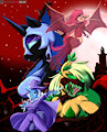 Halloween 2024 - My Little Darkstalkers by JnGArt