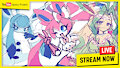 🔴 Streaming Now | Drawing Poke-Gals | Adoptables