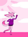 Pink Fox by caterpillarar