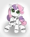 Sweetie Bot Sings - Hush Now Quiet Now ft. Fluttershy by StabbityDeath