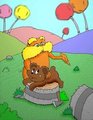 The  Lorax:Pipsqueak  gets  an  spanking! by nelson88