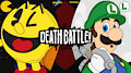 DEATH BATTLE - PAC-MAN VS Luigi by Minochu96