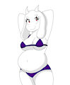 Toriel in a Bikini (preg alt)