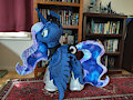 Large "fancy" Princess Luna plush by bladespark