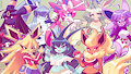 Poke-Gals - All Eeveelutions by Spaicy