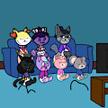 Halloween Movie Night -By slushythecat25-