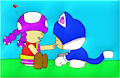 toadette and cat toad