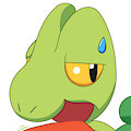 Annoyed Big Bellied Treecko by trejowauk