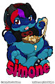 Chibi Simone Badge