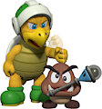 Hammer Bro and Goomba by SpyrotheDragon2022