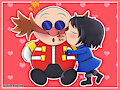 Eggman and Jasmine Chibi