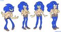 Female Sonic - From Normal To Hot by Habbodude