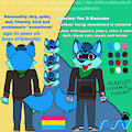 Maxfluff's 2.0 Fursona OC Ref by MaxfluffTheCoonFox2002