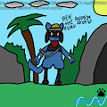 Ben The Riolu [My Riolu-sona] by MaxfluffTheCoonFox2002