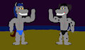 Werewolves Miguel and Sebashton at Beach by sebashton