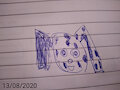 The first time i drew a Dalmatian