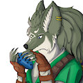 Wolf Link Playing Ocarina by lordofnothing1