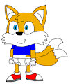 Tails in his Shirt and Underwear